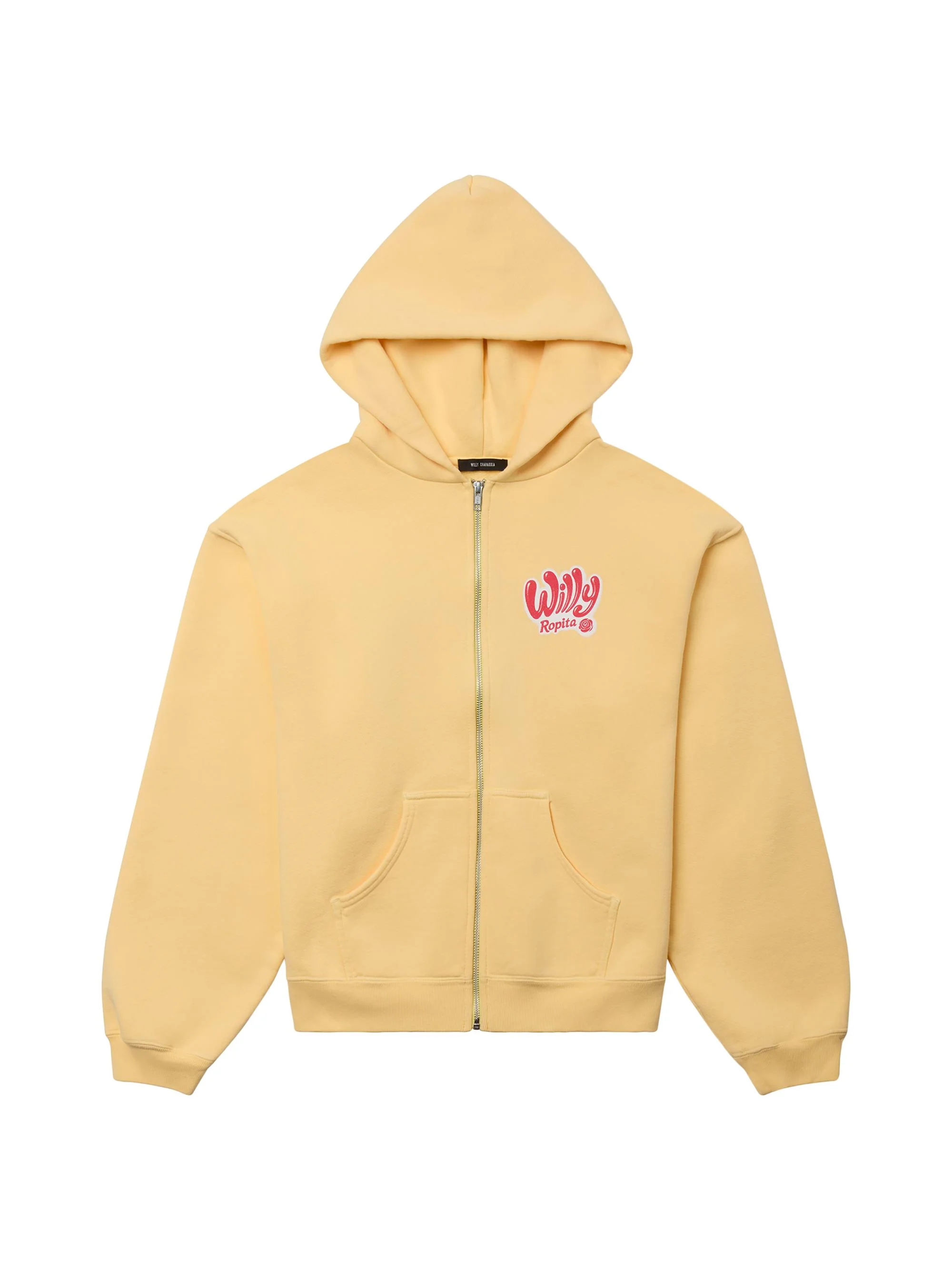 Men's Ropita Logo Cotton Zip-Front Hoodie - Butter - 1
