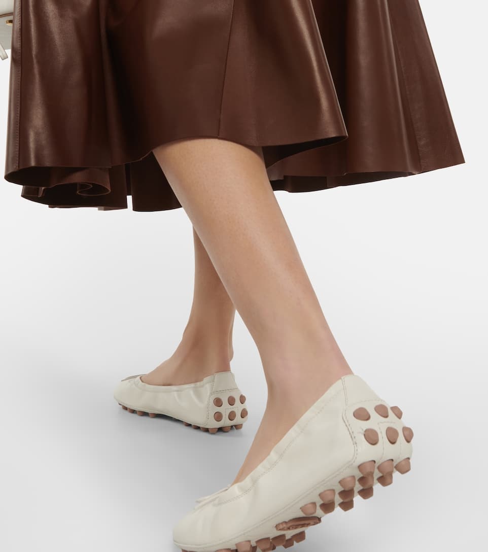 Leather ballet flats - 7