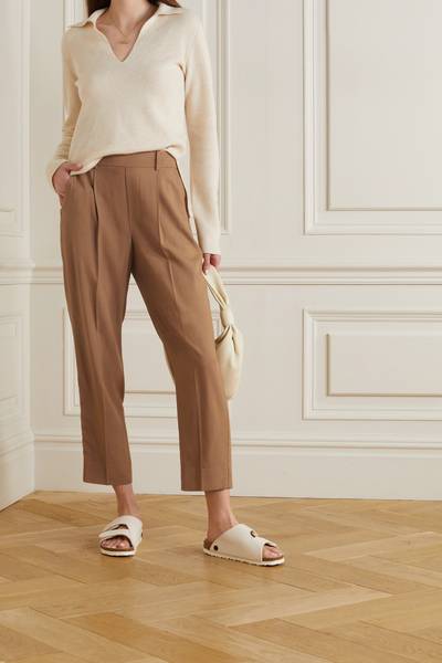 Vince Pleated twill tapered pants outlook