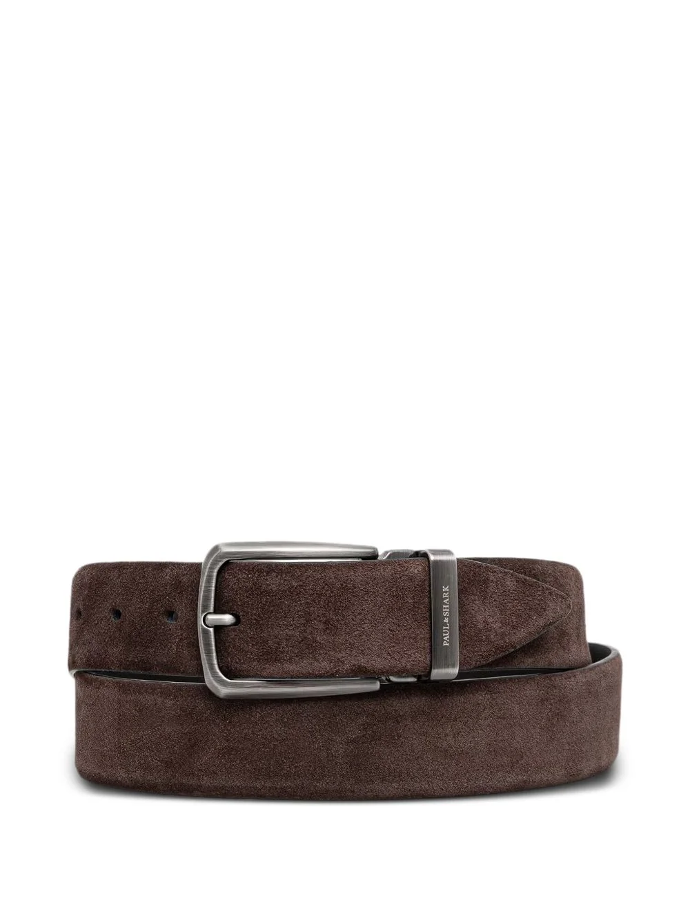 suede buckle-fastening belt - 1