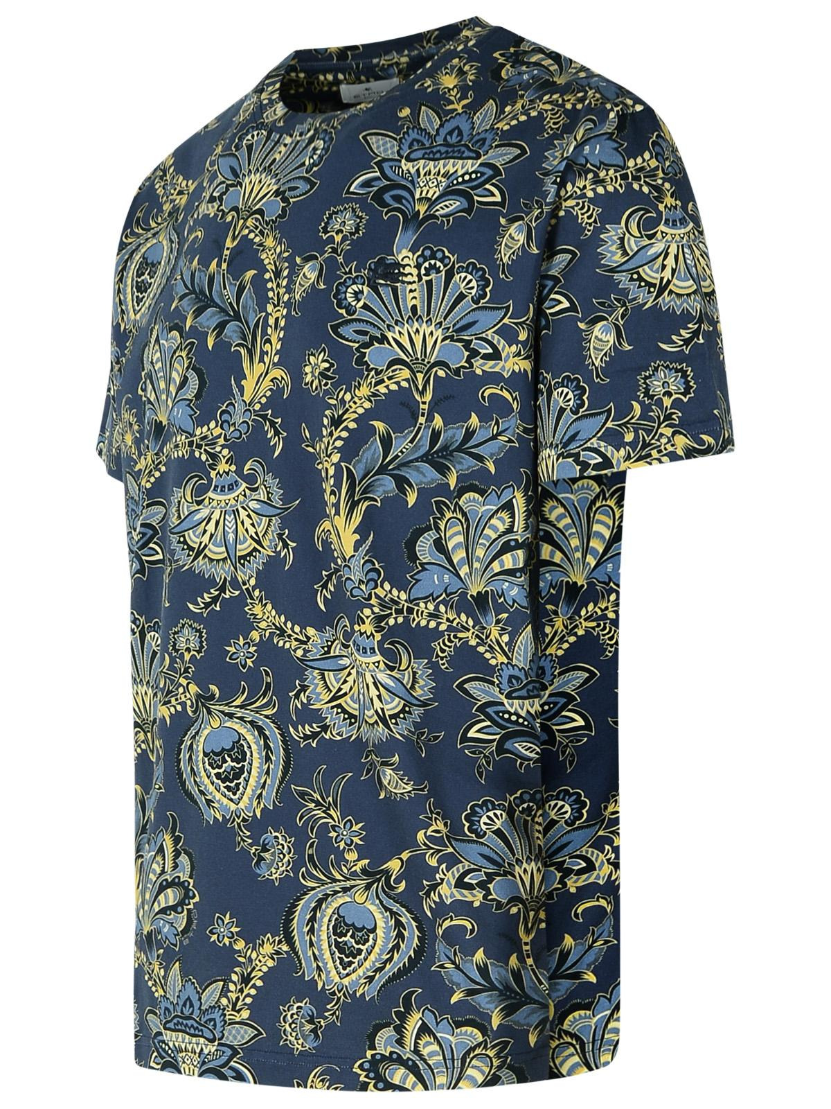 Etro Multicolor Cotton T-Shirt Men - 2