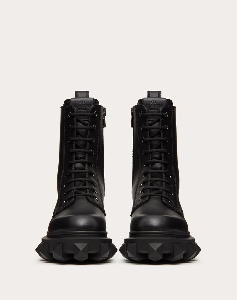 TRACKSTUD CALFSKIN COMBAT BOOT 4