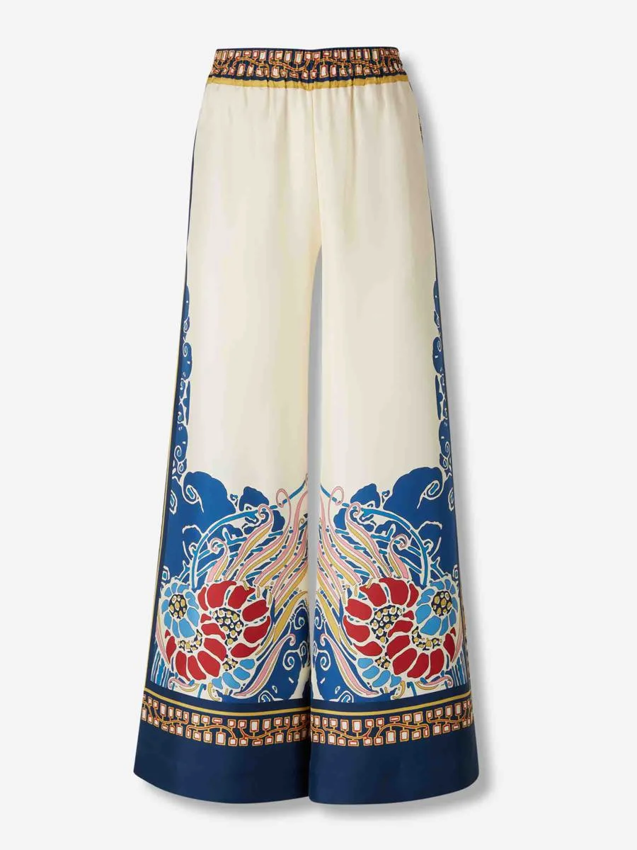 La DoubleJ Wide Printed Pants - 1