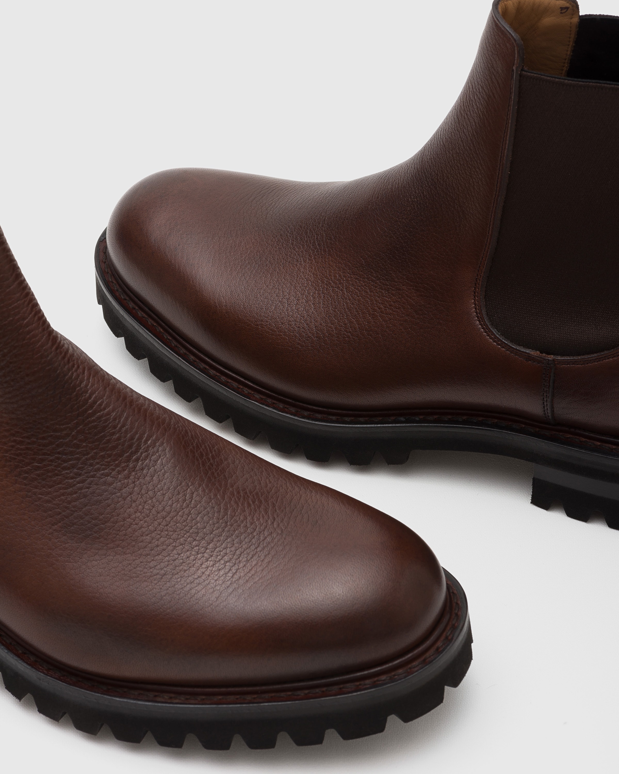 Soft Grain Leather Chelsea Boot - 3