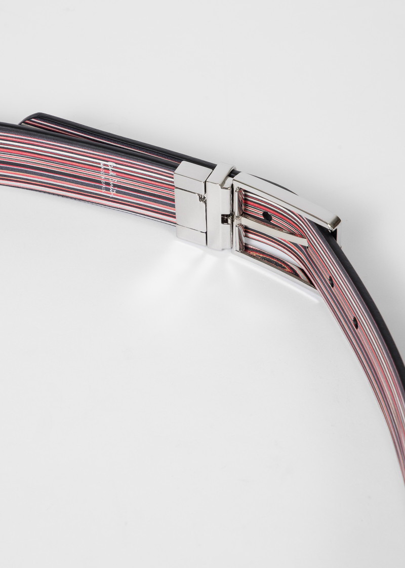 Paul Smith Paul Smith & Manchester United - Cut-to-Fit Reversible Leather Belt outlook