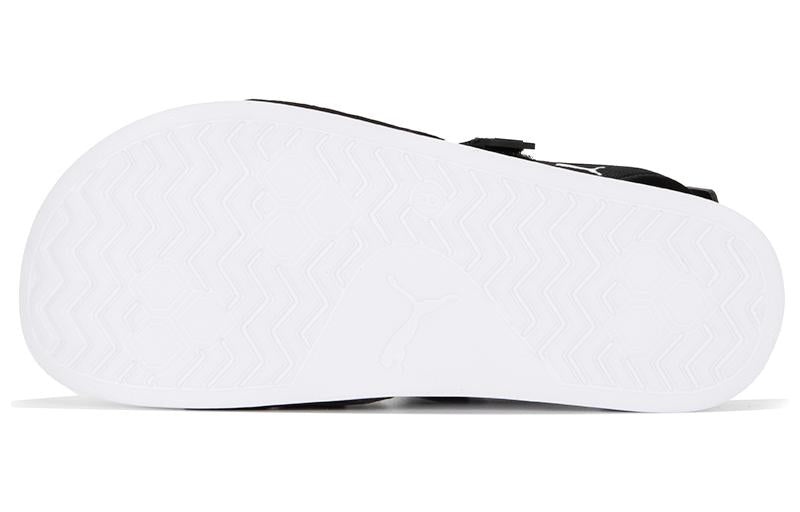 PUMA Leadcat City Sandal 'Black White' 389079-01 - 5