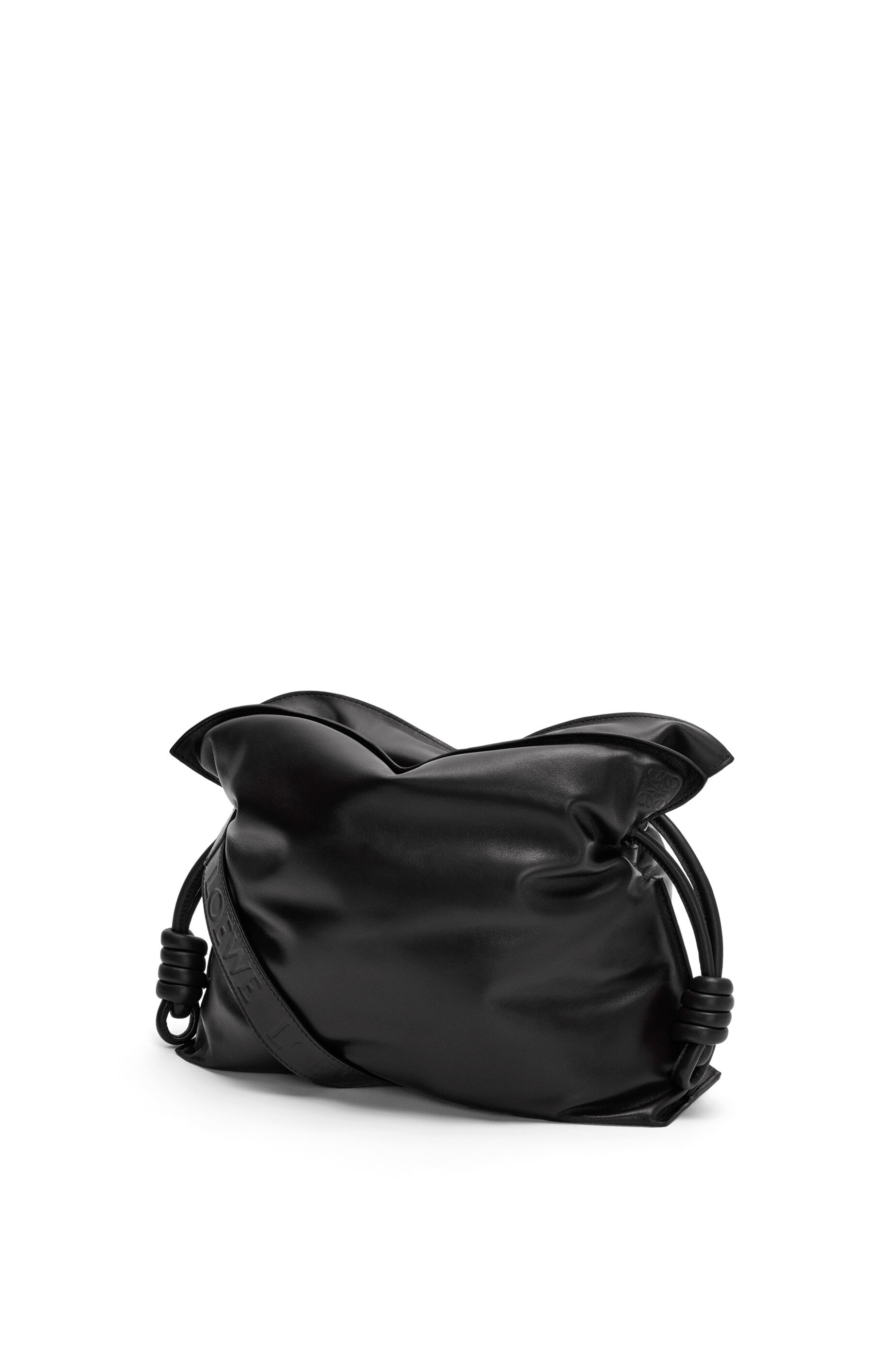 Puffer Flamenco clutch in shiny nappa calfskin - 3