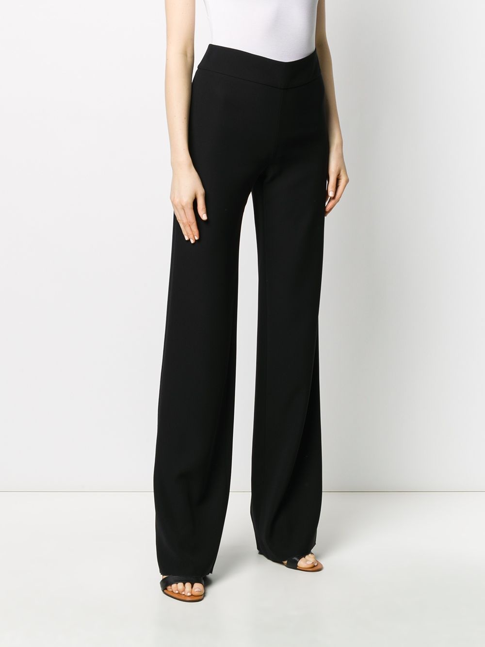 high-waisted wide leg trousers - 3