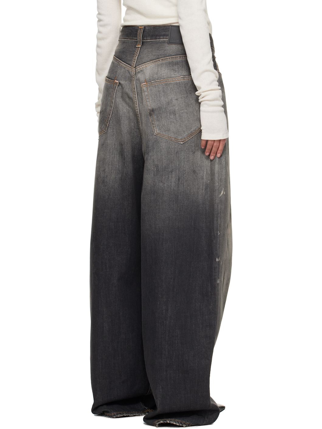 Black Super Baggy Fit 2023F Jeans - 3