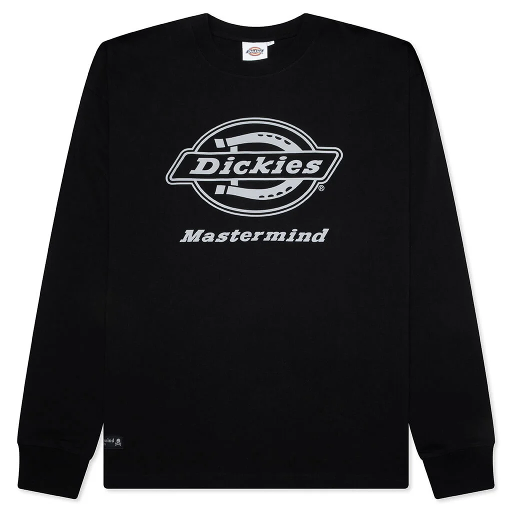 DICKIES X MASTERMIND JAPAN L/S TEE - BLACK - 1