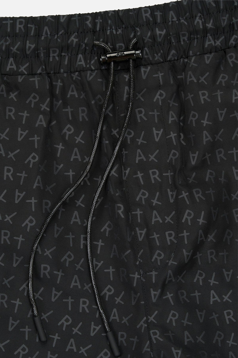 HARVEY TRACK PANT | BLACK ALL OVER LOGO 3