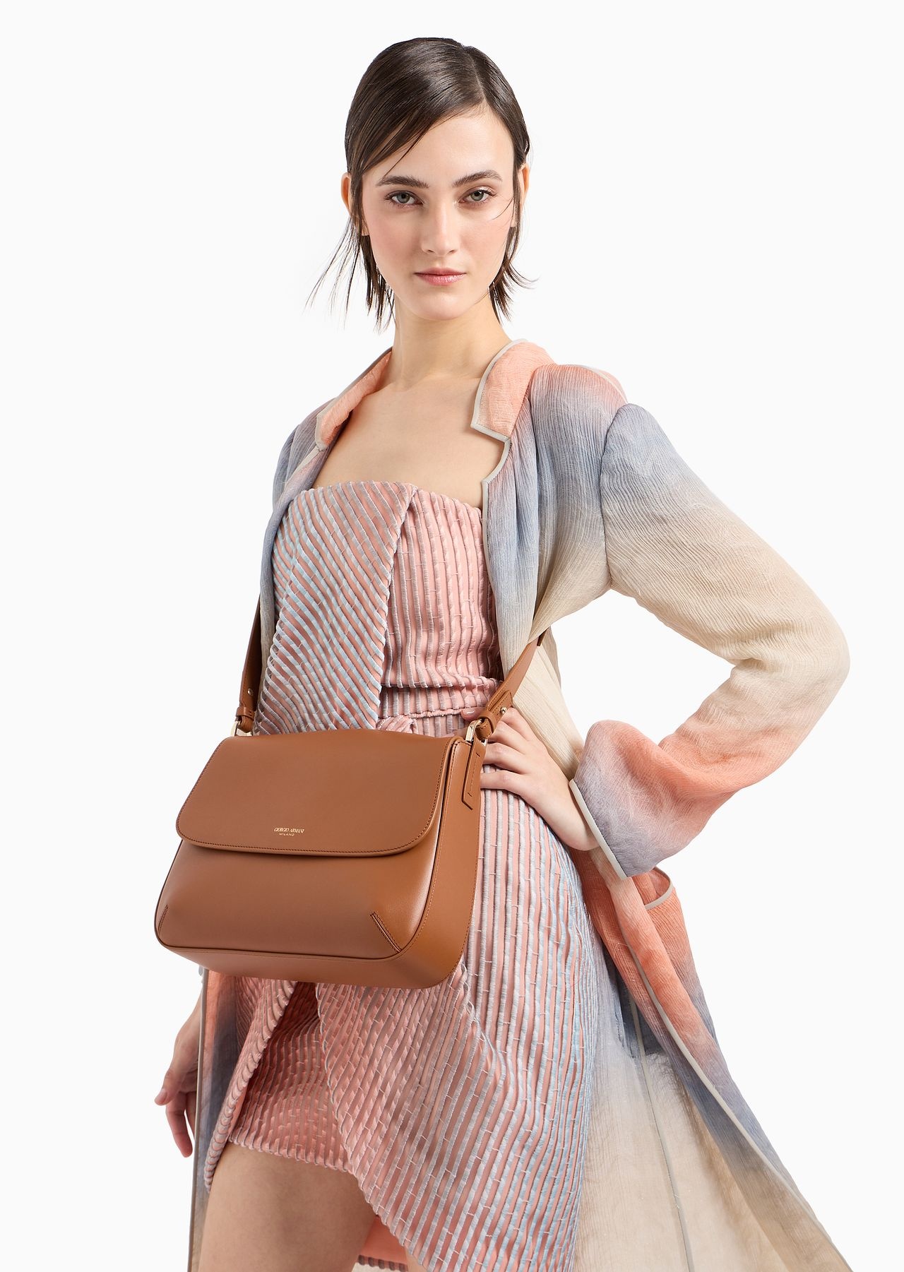 Medium la Prima Soft baguette bag in nappa leather - 7