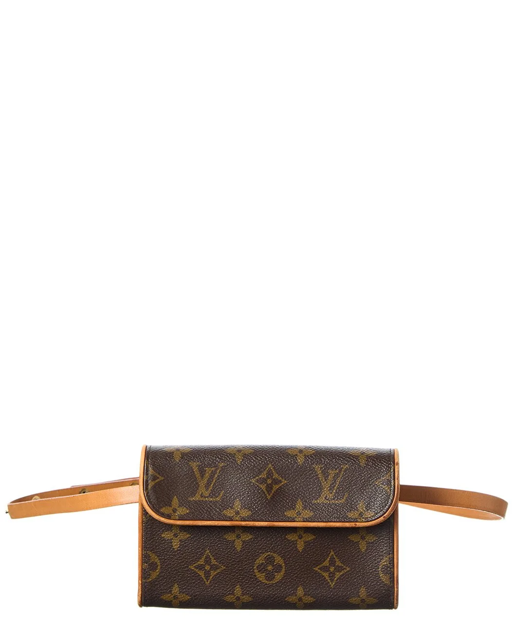 Louis Vuitton Brown Monogram Canvas Florentin Pochette (Authentic Pre-Loved) - 1