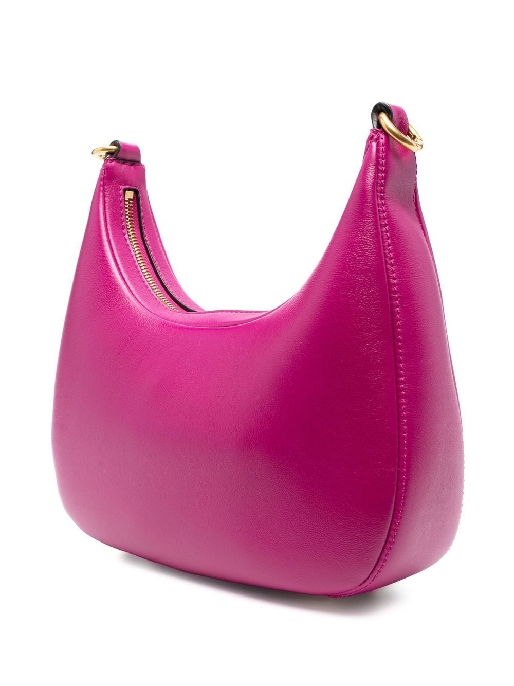 VLogo leather shoulder bag - 4