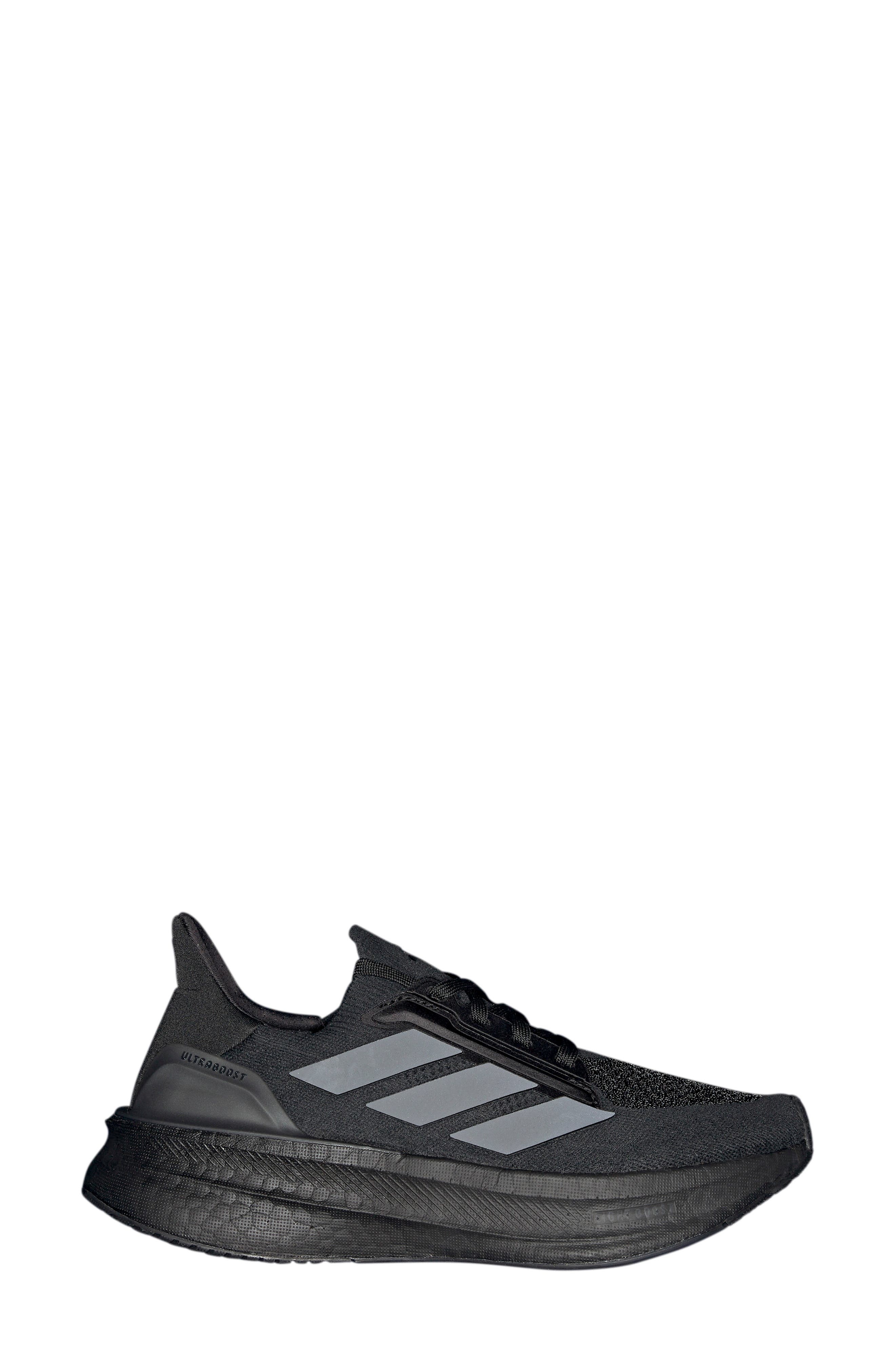 adidas Ultraboost 5 Running Shoe in Black/Black/White at Nordstrom - 9