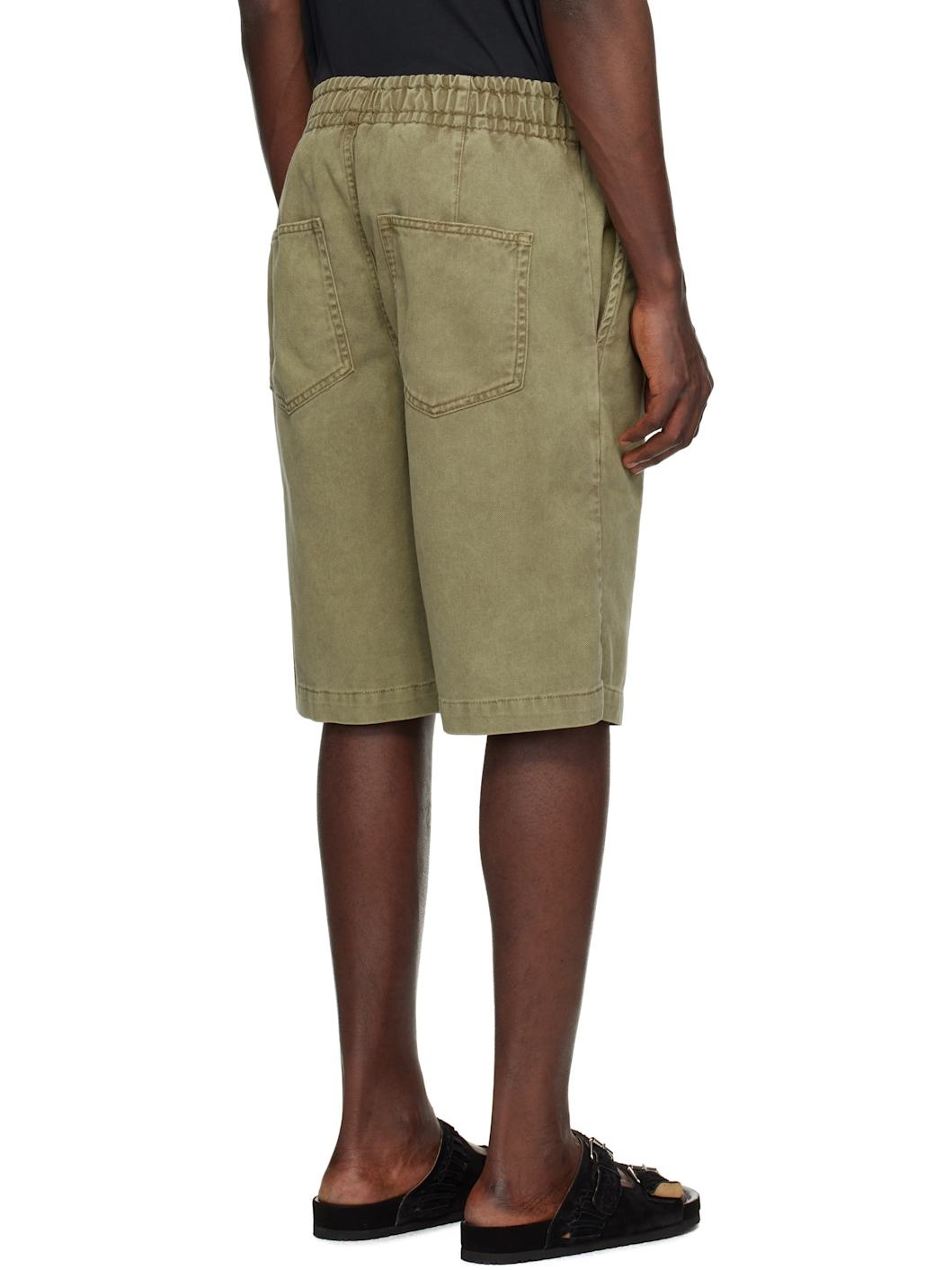 Khaki Tyler Denim Shorts - 3