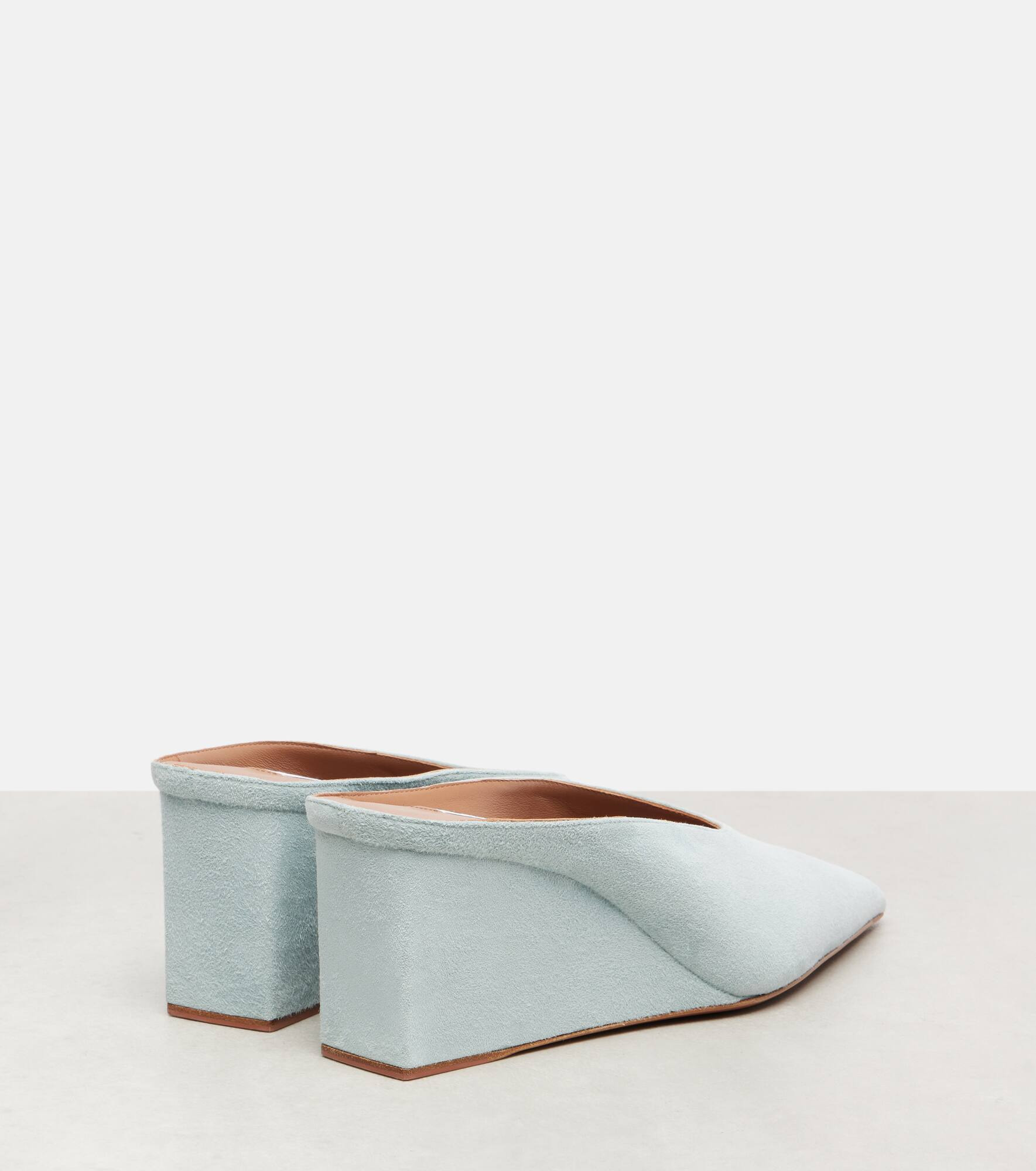 Cube 75 suede wedge mules - 2