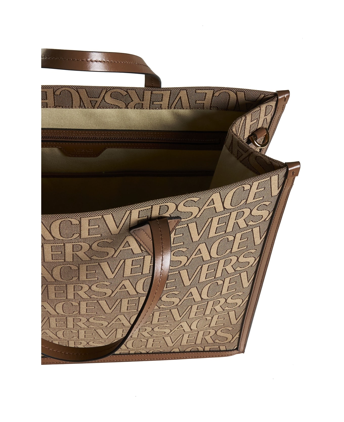 'versace Allover' Shopper Bag - 5