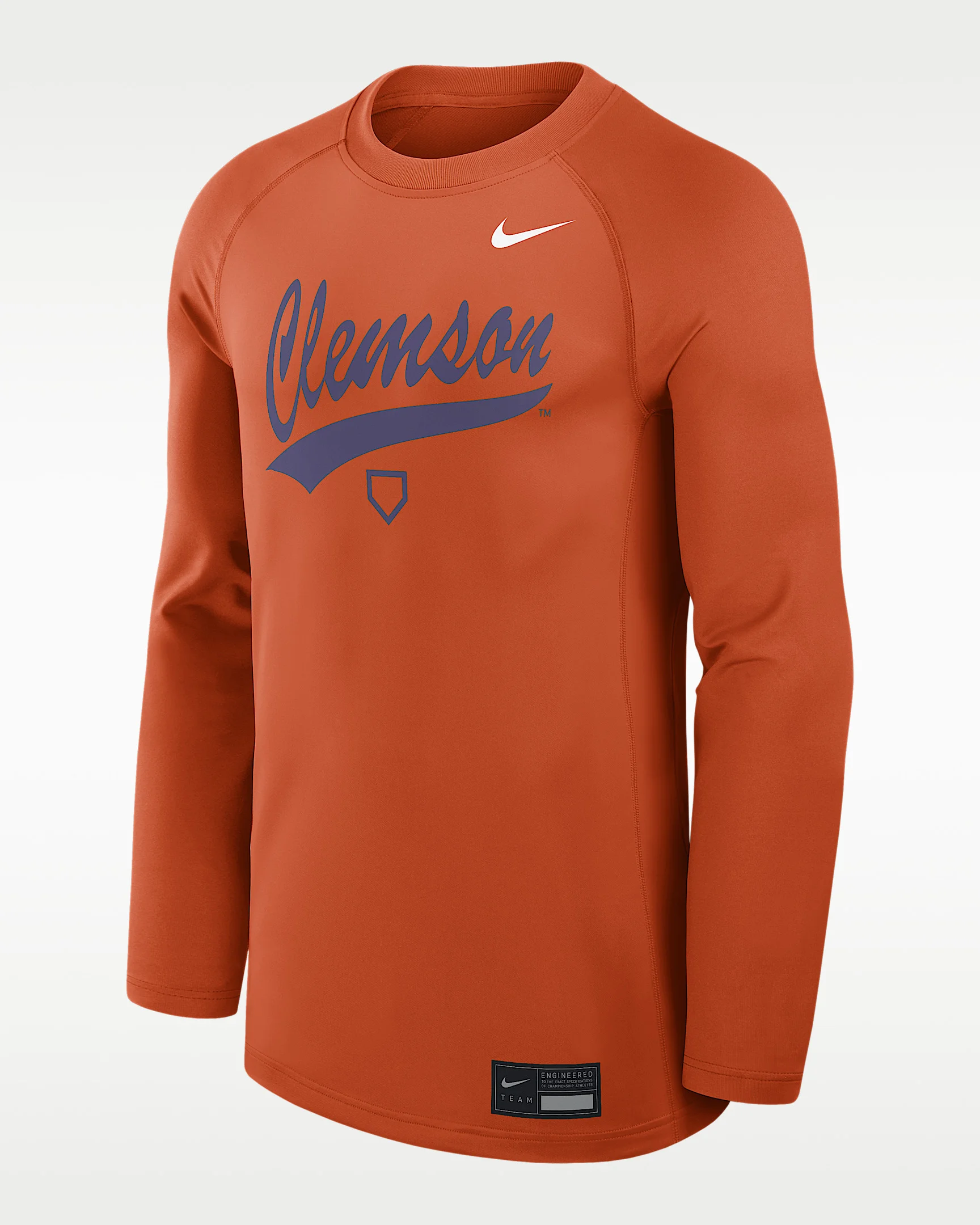 Clemson Dugout Game Time Men's Nike Dri-FIT College Long-Sleeve T-Shirt - 1