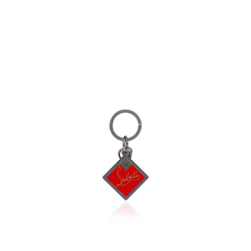 M Pousse Pousse Keyring GUN METAL/RED-BLACK 1