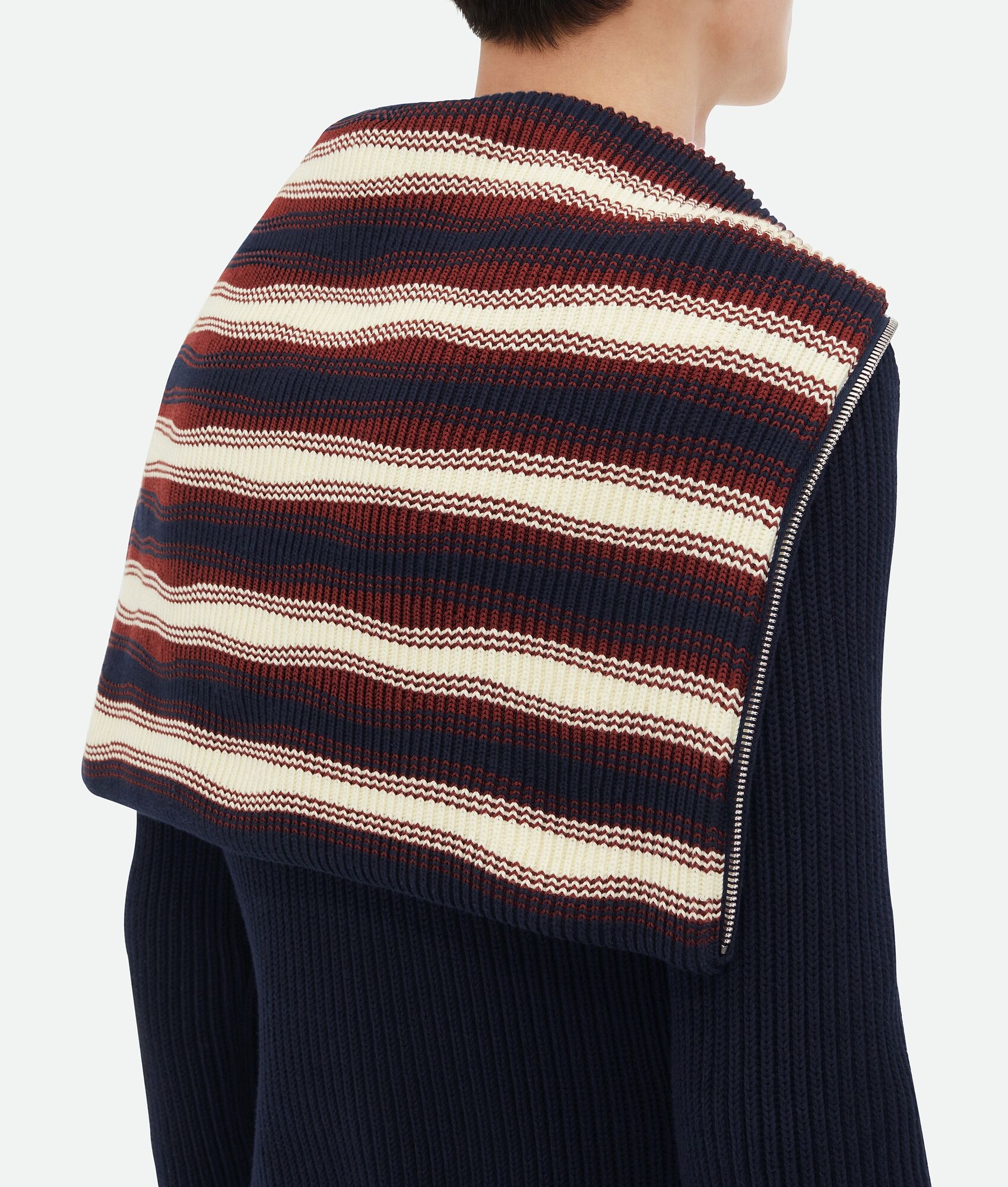Cotton Striped Cardigan - 5