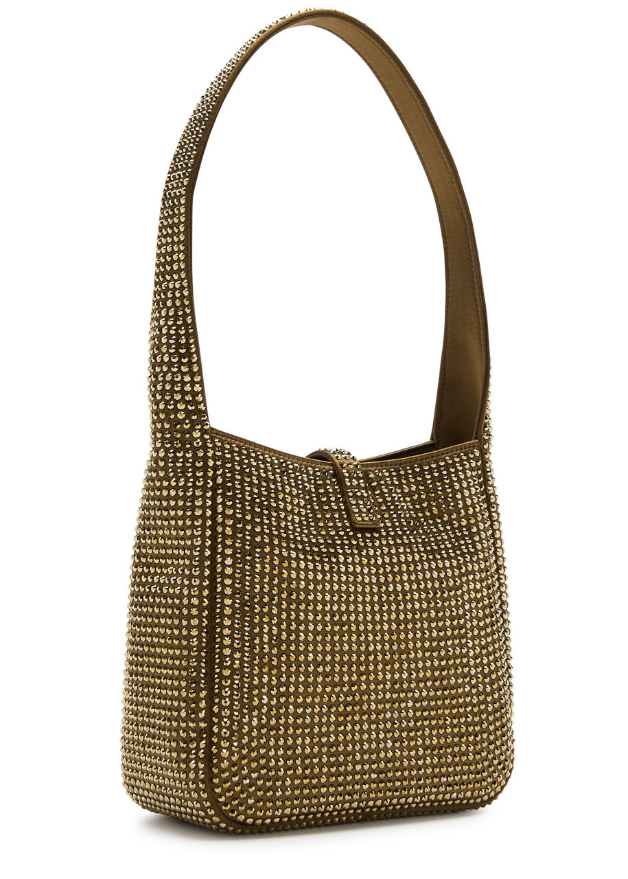 Saint Laurent Le 5 à 7 Mini Embellished Satin Shoulder bag - 2
