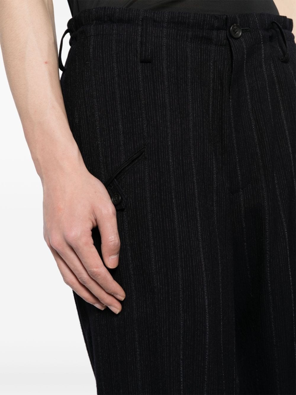 pinstriped tailored trousers - 5