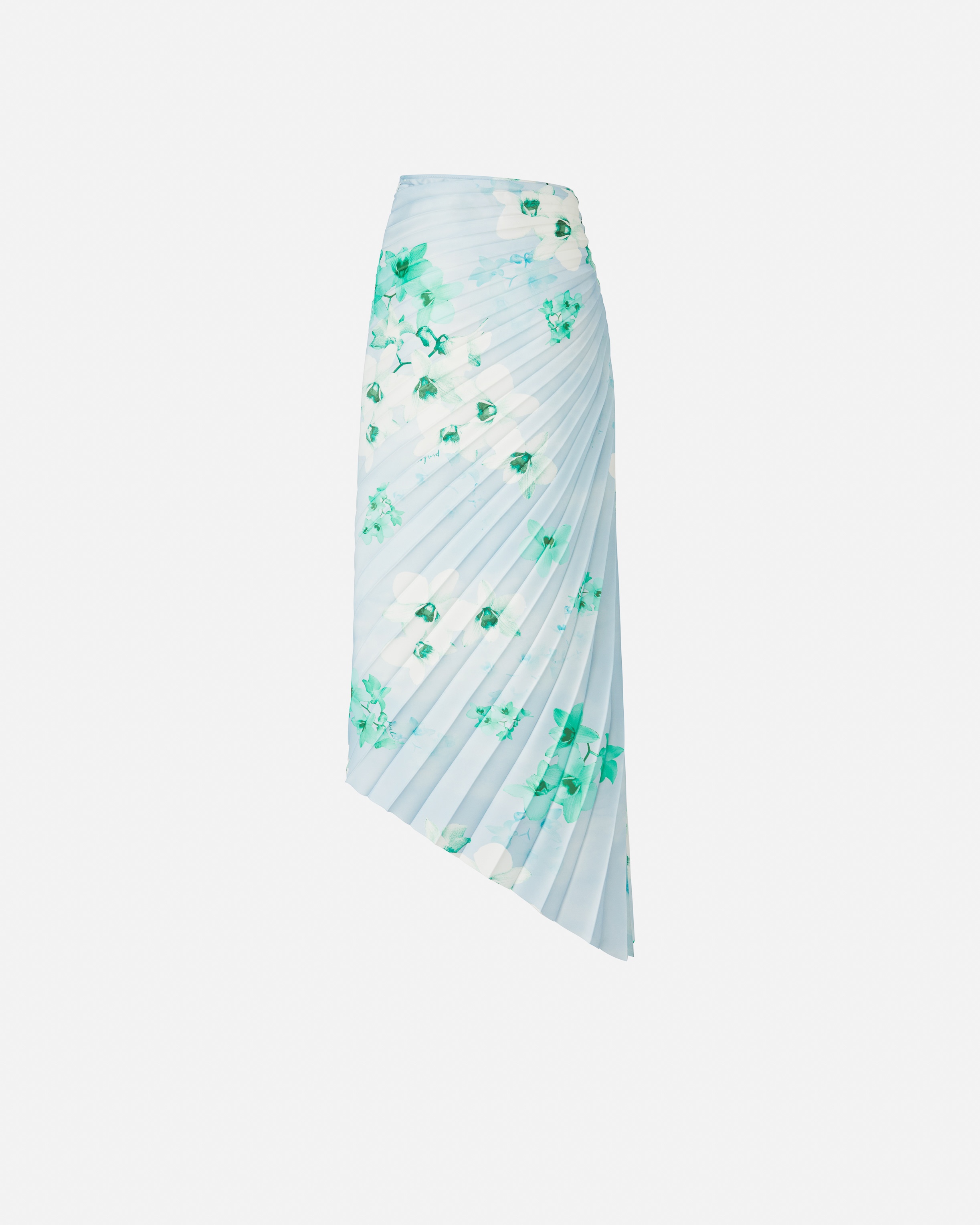 PLEATED MIDI SKIRT WITH FLORAL PRINT - 6