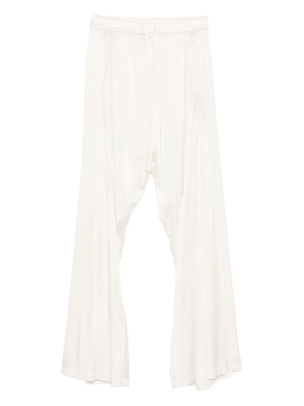 pintuck-detail trousers - 1