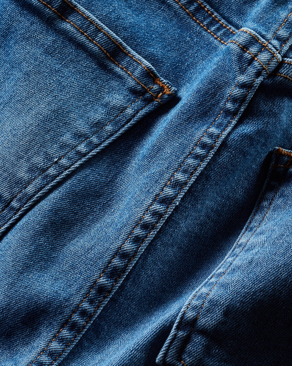 CAROLINA SKINNY KICK-FLARE JEAN - 4