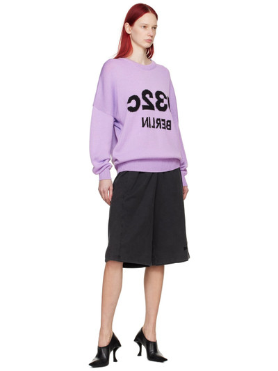 032c Purple Selfie Sweater outlook
