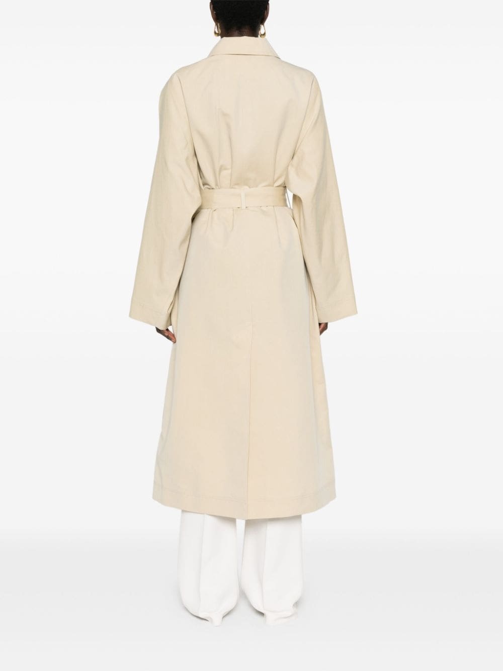 Tumbled belted trench coat - 4
