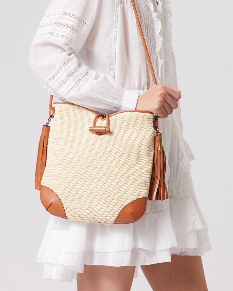 TYAG RAFFIA SHOULDER BAG - 4