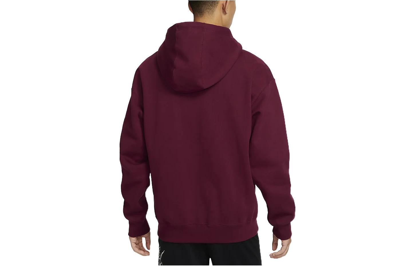 Nike Alphabet Hoodie Men's Red DQ7317-638 - 2