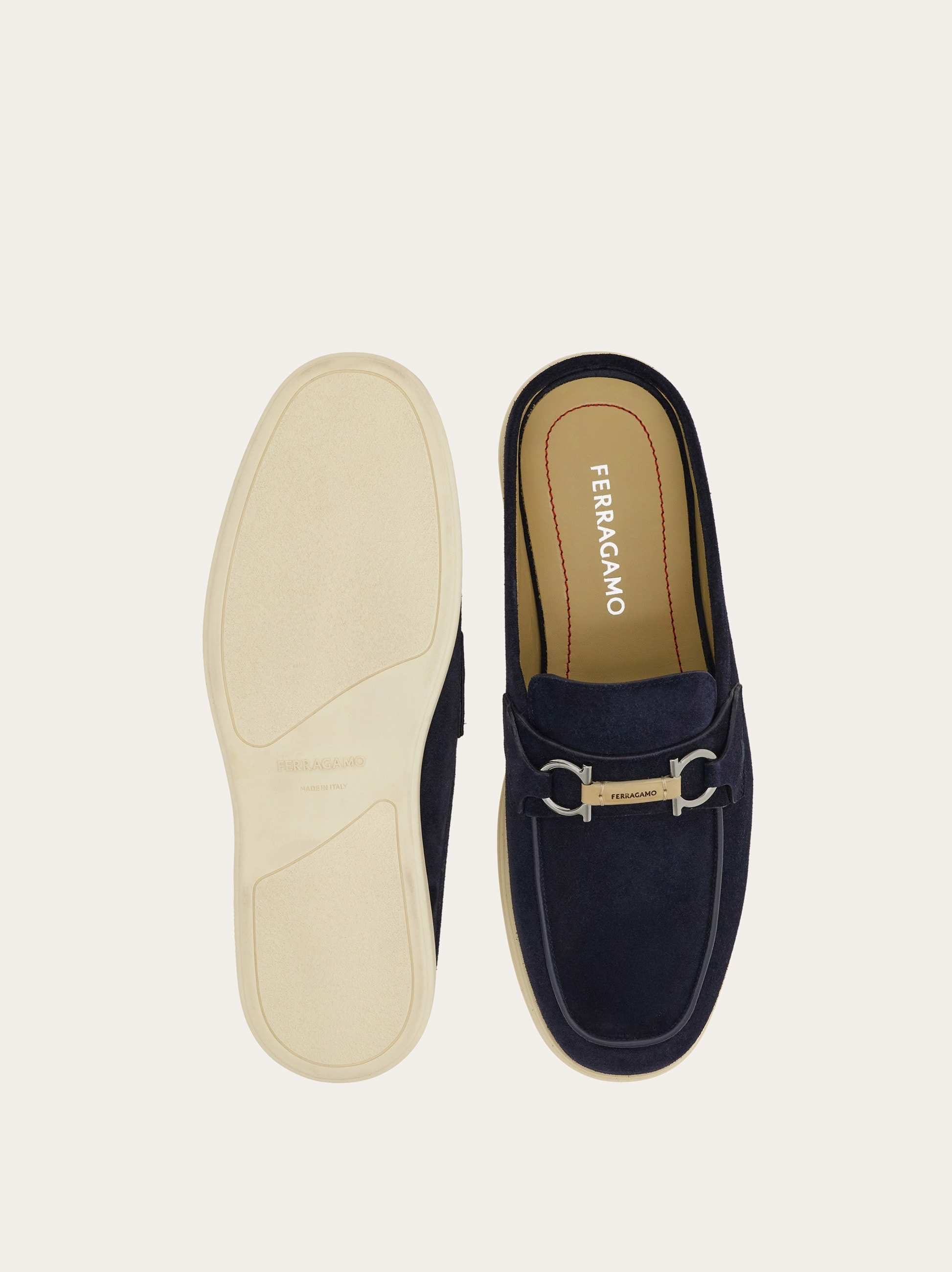 Gancini buckle loafer mule - 6