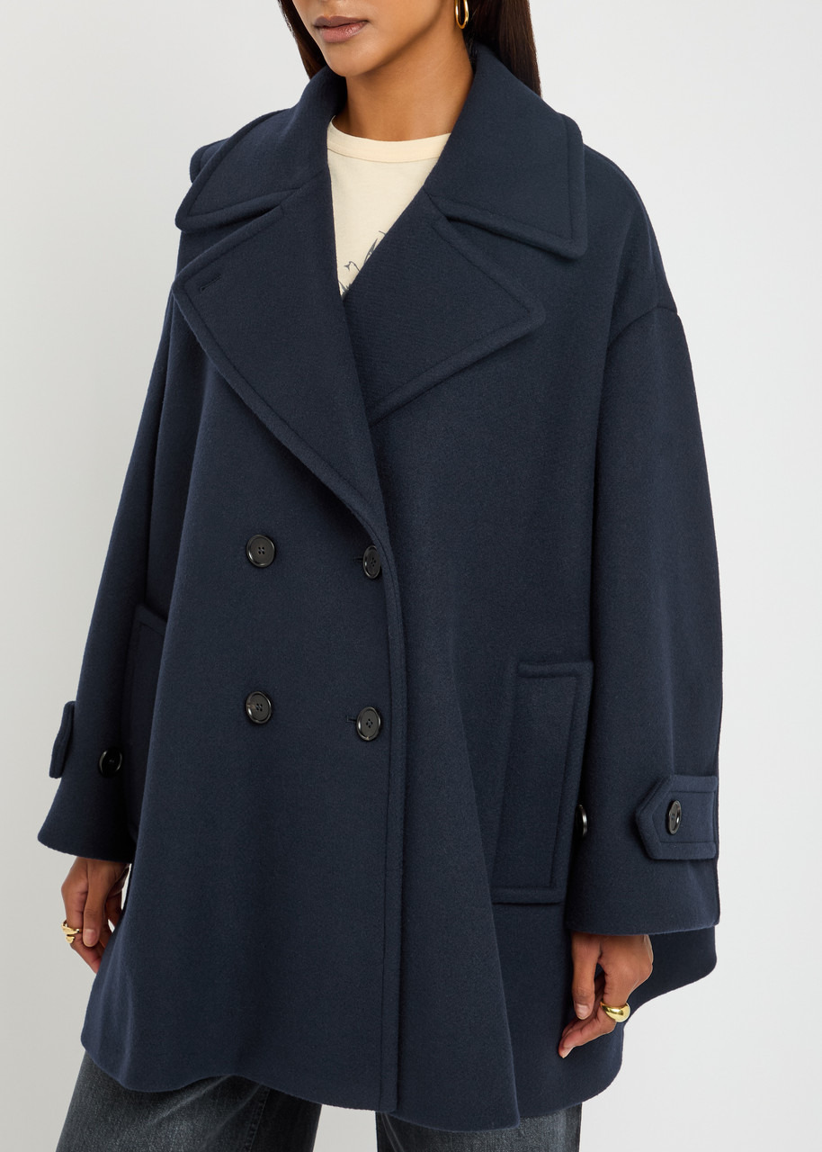 Chloe Double-breasted Wool-blend Jacket - 2