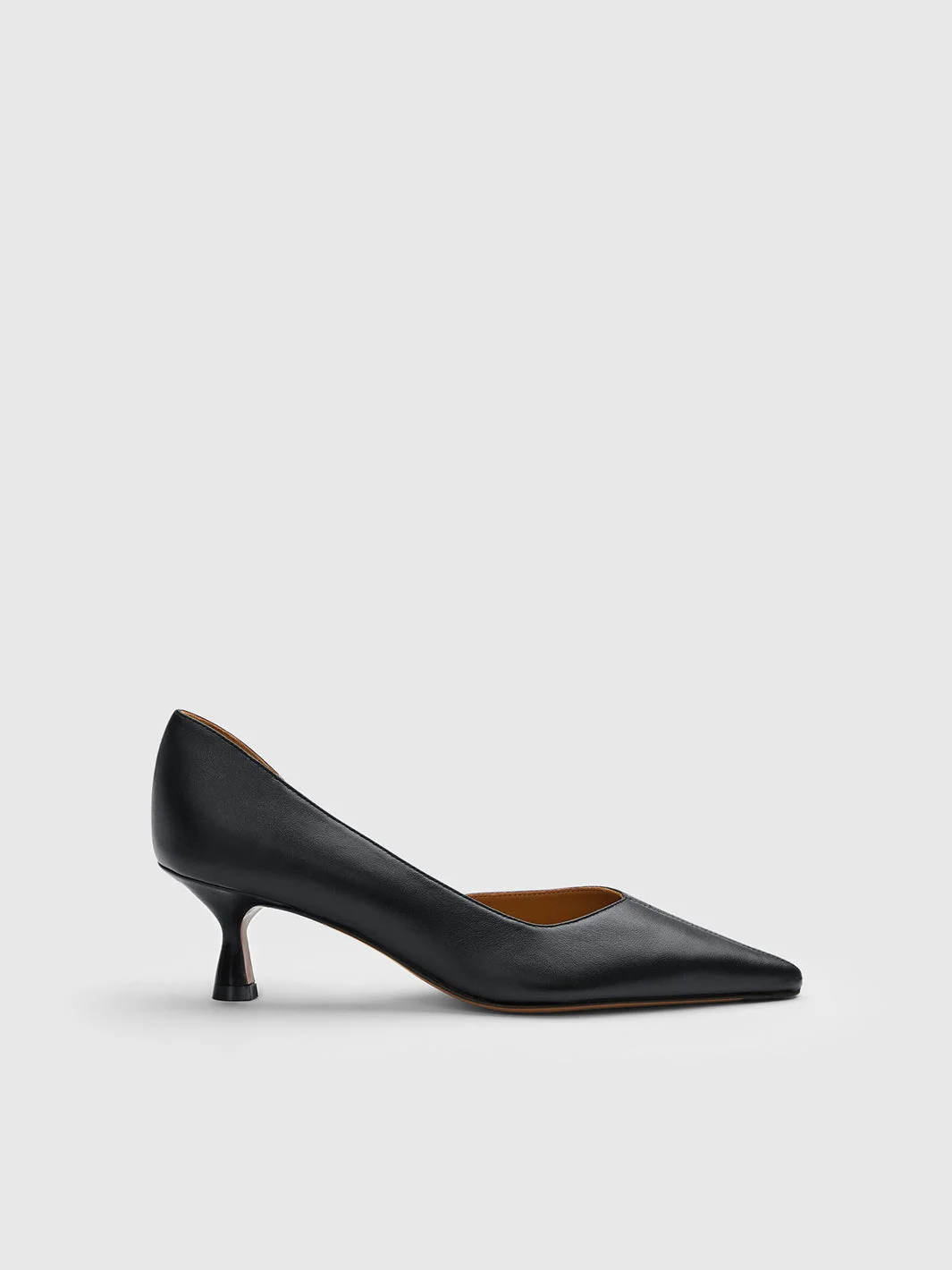 Irsina Black Shiny Nappa Slingbacks - 1