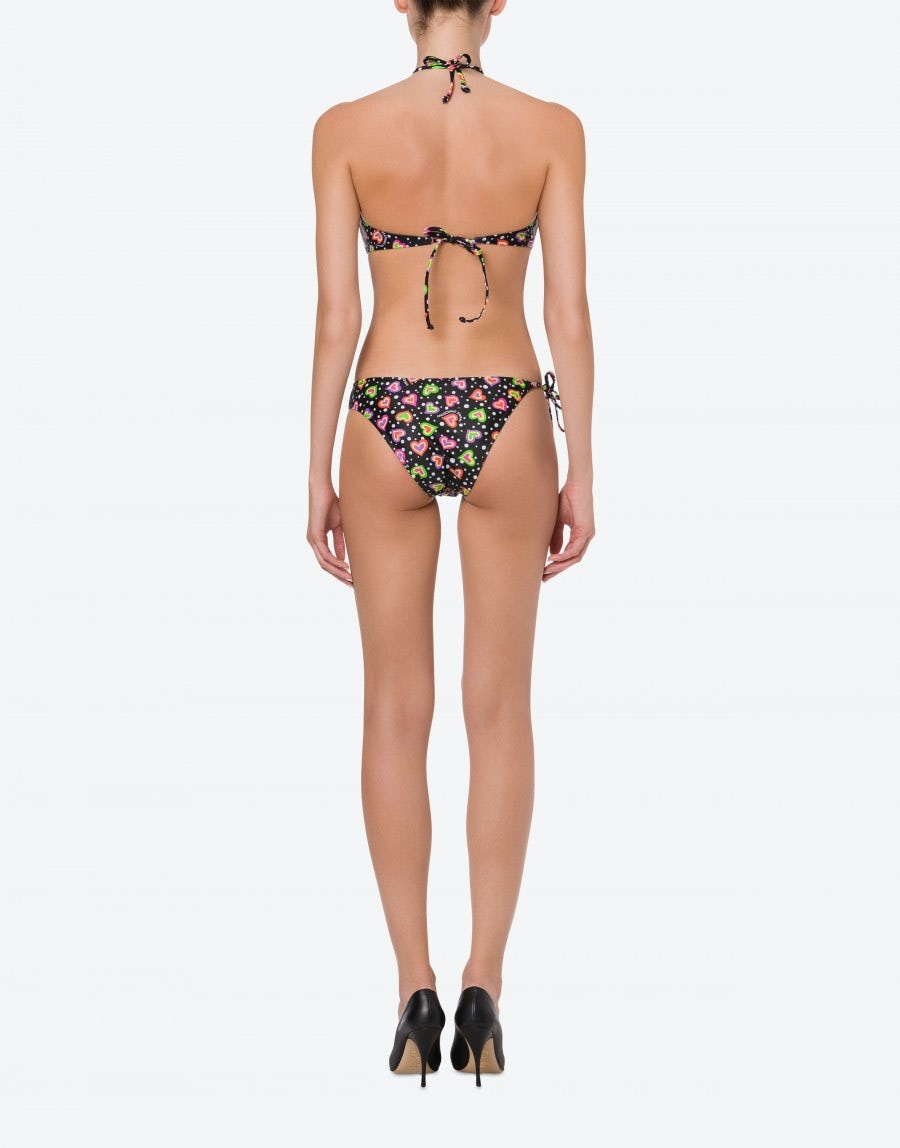 POLKA DOTS & HEARTS ONEPIECE SWIMSUIT - 3