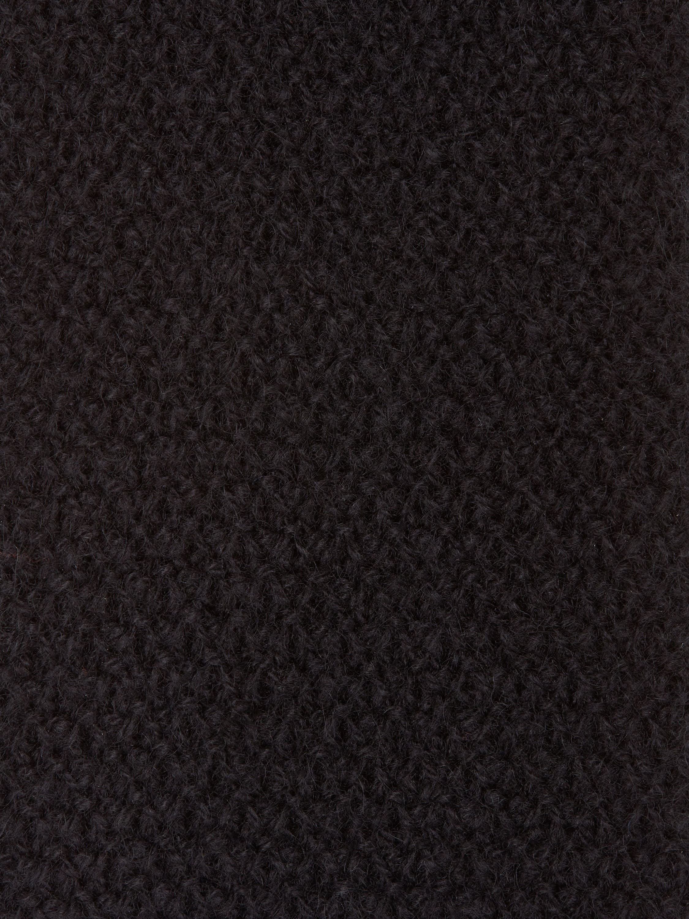 BLACK OASI CASHMERE TIE - 2
