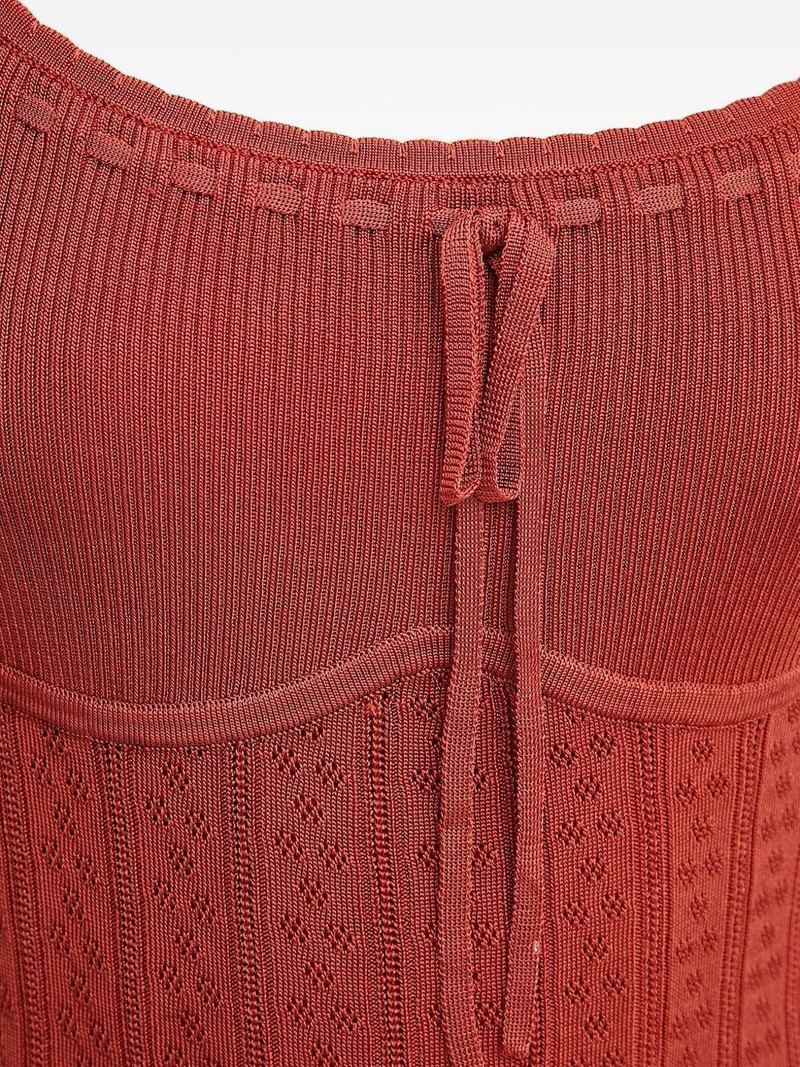 ribbed knit mini dress 4