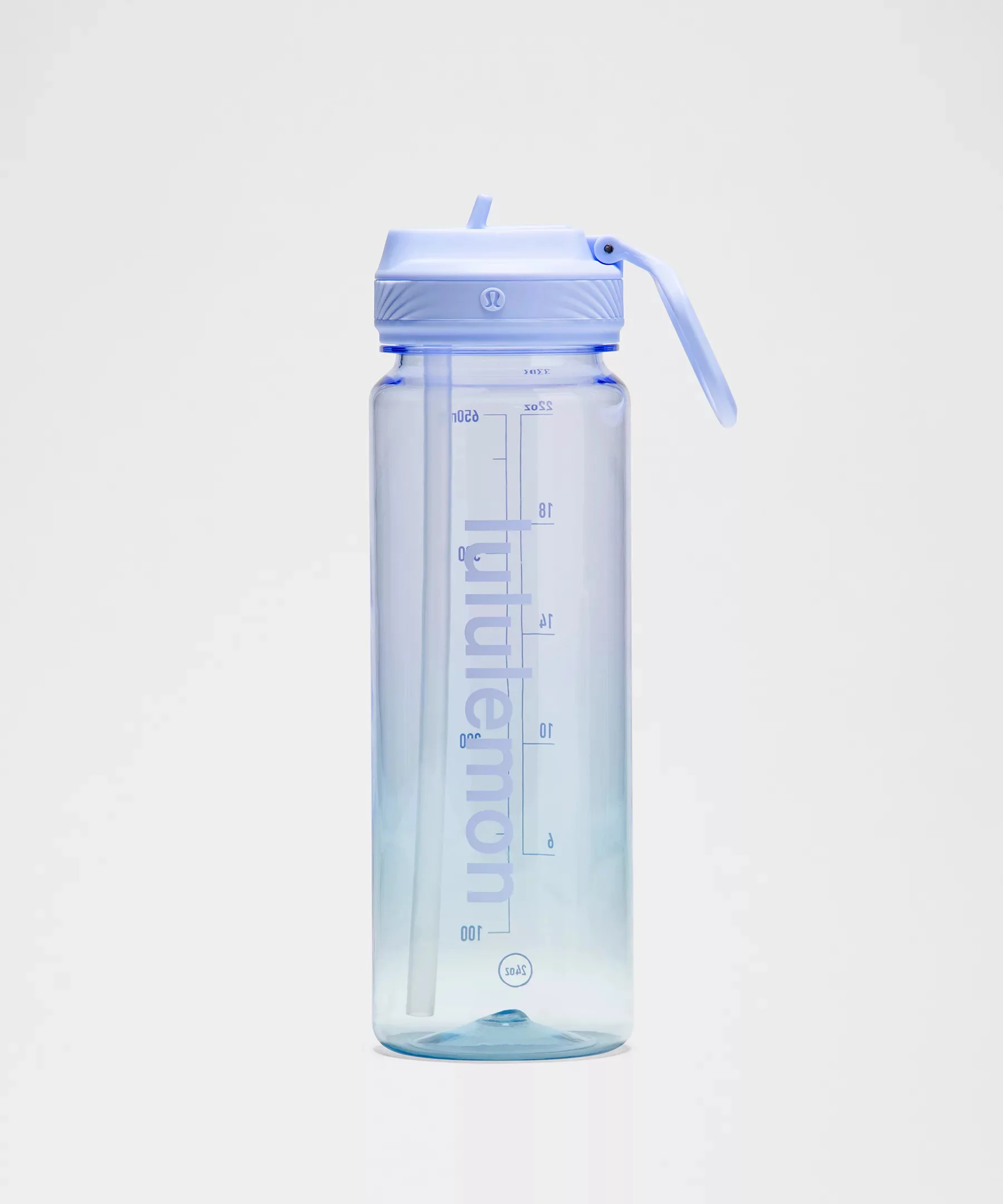 Back to Life Clear Bottle 24oz *Straw Lid - 1