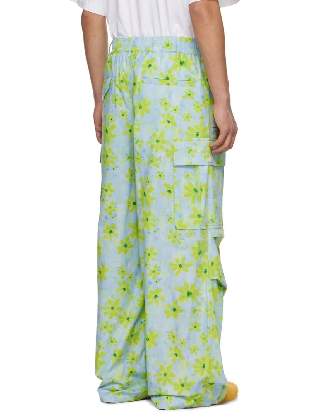 Blue & Green Parade Cargo Pants - 3