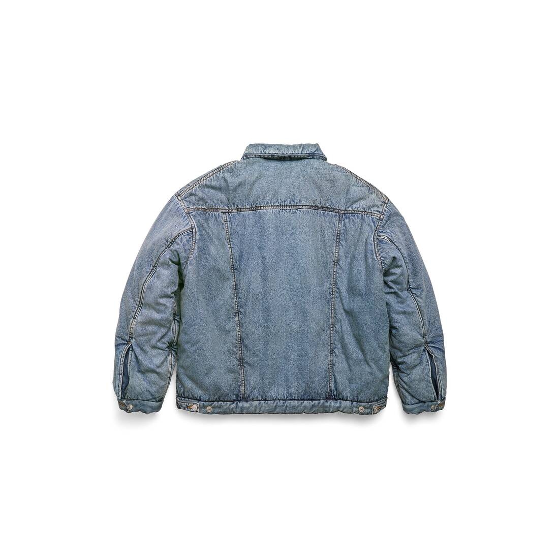 Men's Padded Jacket in Light Blue - 2