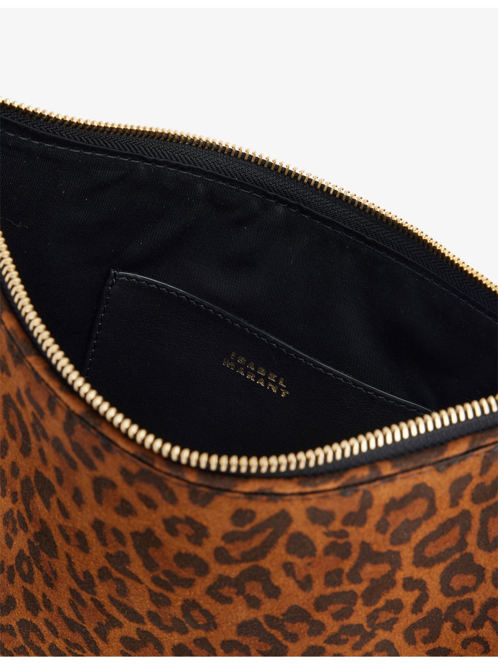 Oskan Leopard-Print Suede Shoulder Bag - 6