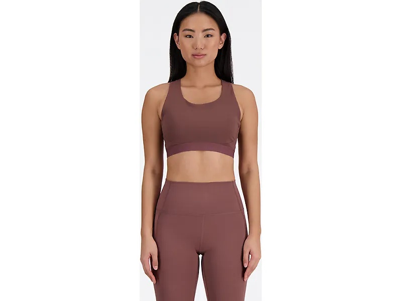 New Balance Sleek Medium Support Pocket Sports Bra - 2