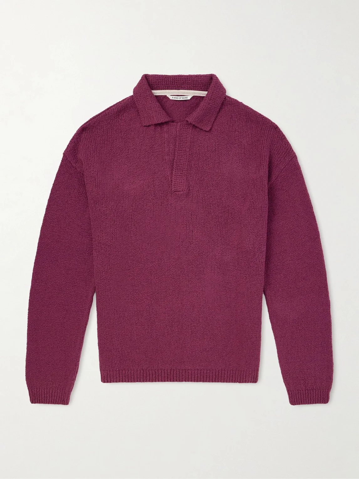Marabou Organic Cotton-Bouclé Polo Sweater - 1