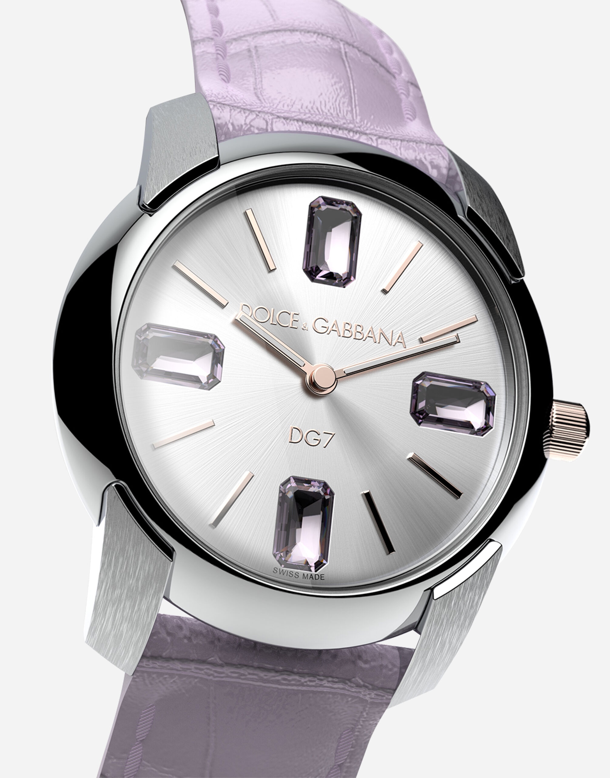 Watch with alligator strap - 4