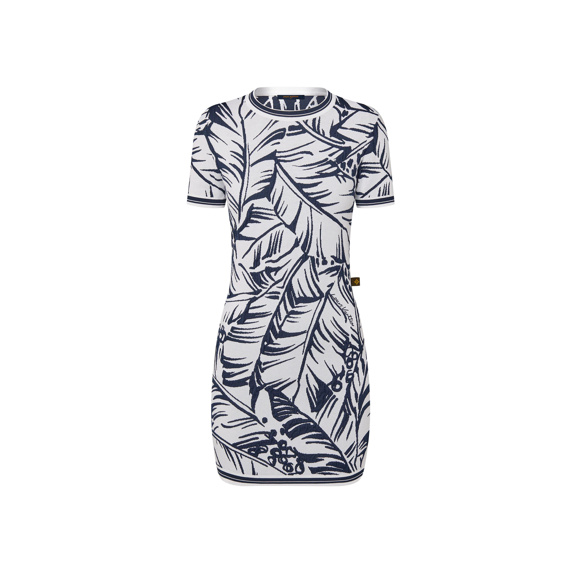 Palm Knit T-shirt Dress - 1