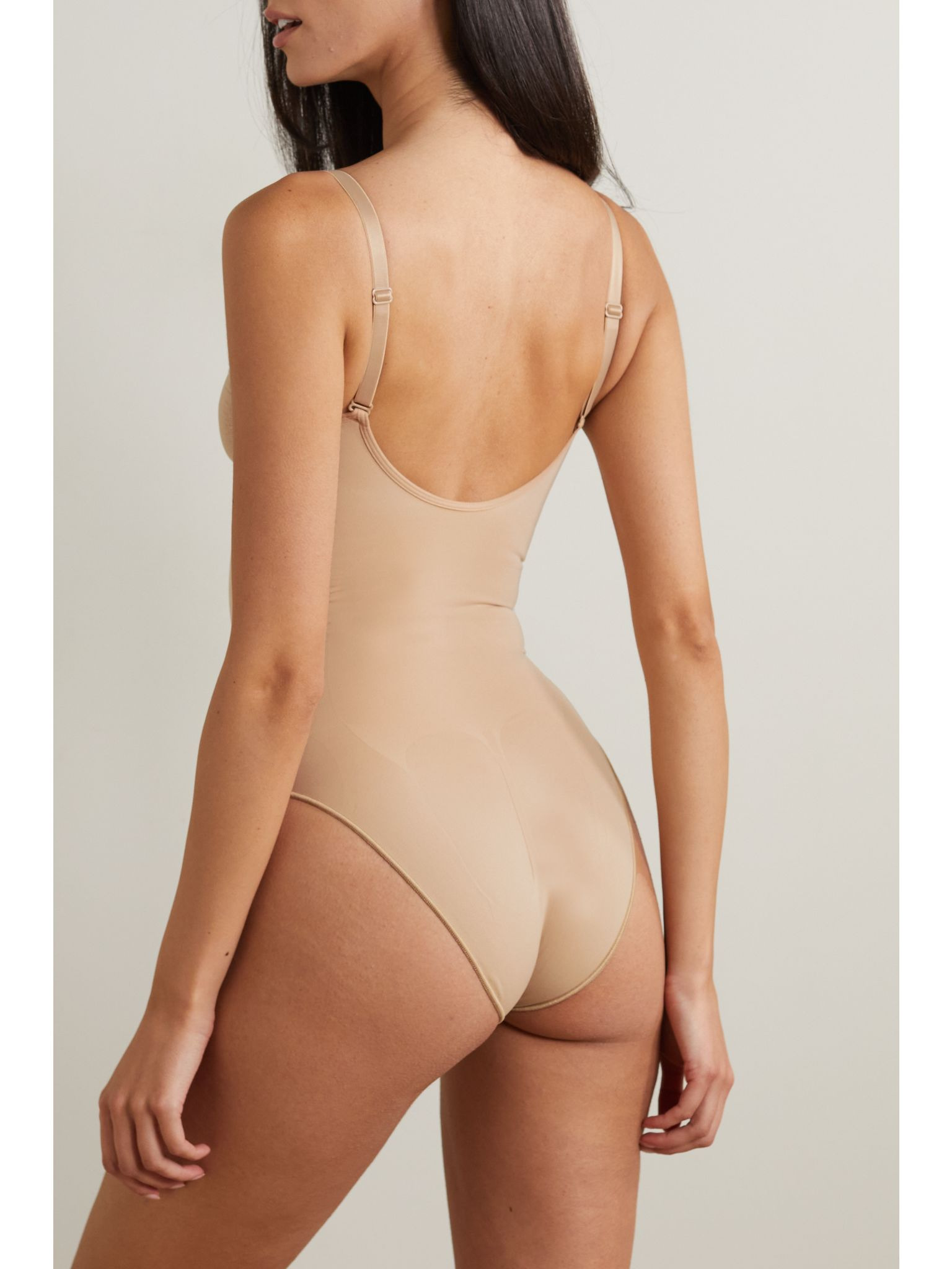 Seamless Sculpt Brief Bodysuit - Mica Brown - 3