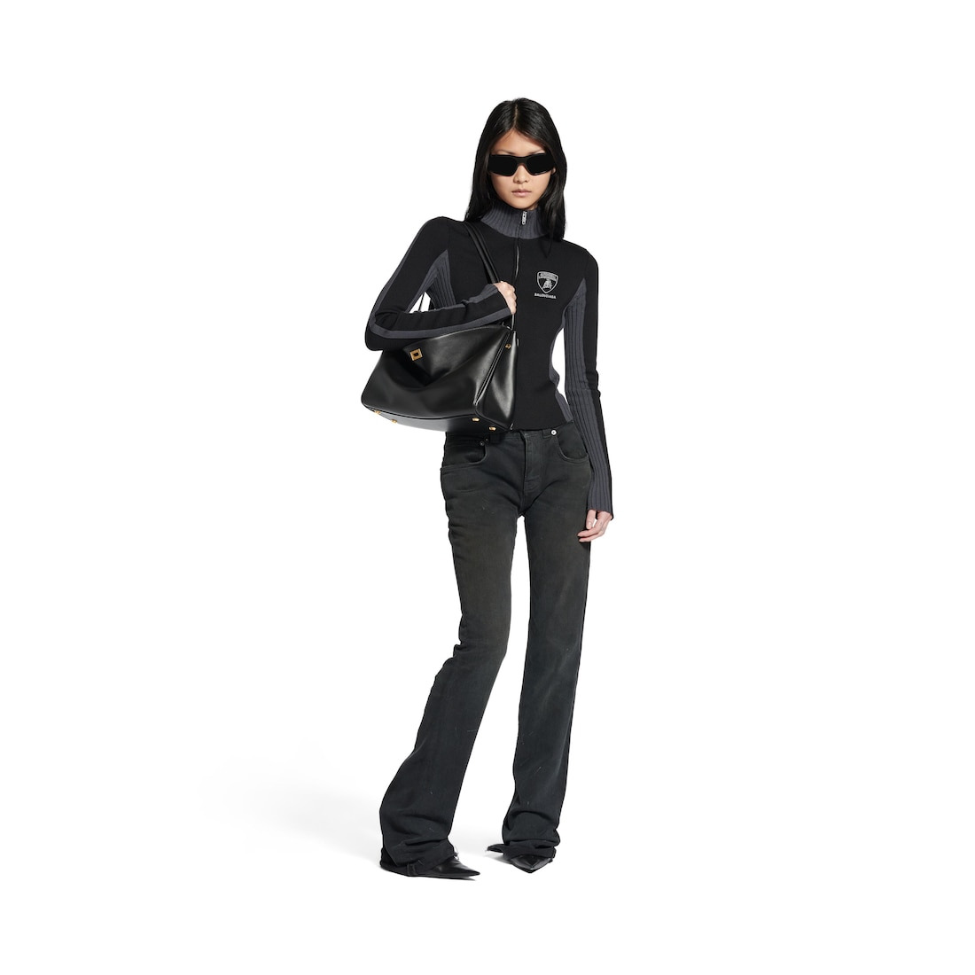Women's Rodeo Tote Bag Small in Black - 7